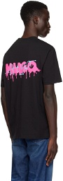 Hugo Black Print T-Shirt