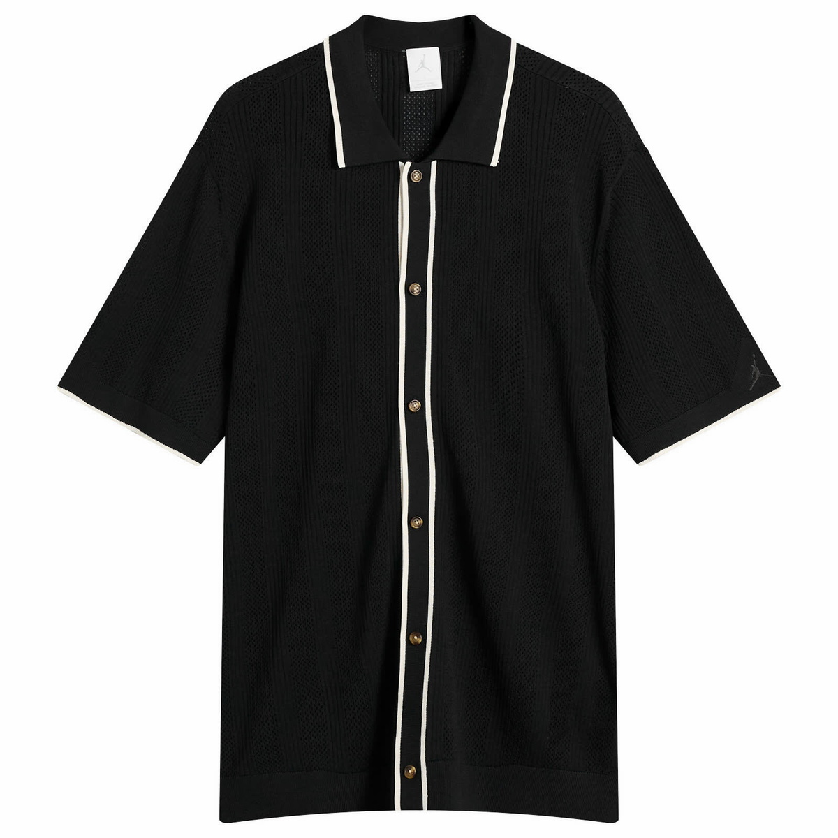 Air Jordan Men's Golf Short Sleeve Sweater in Black/Phantom