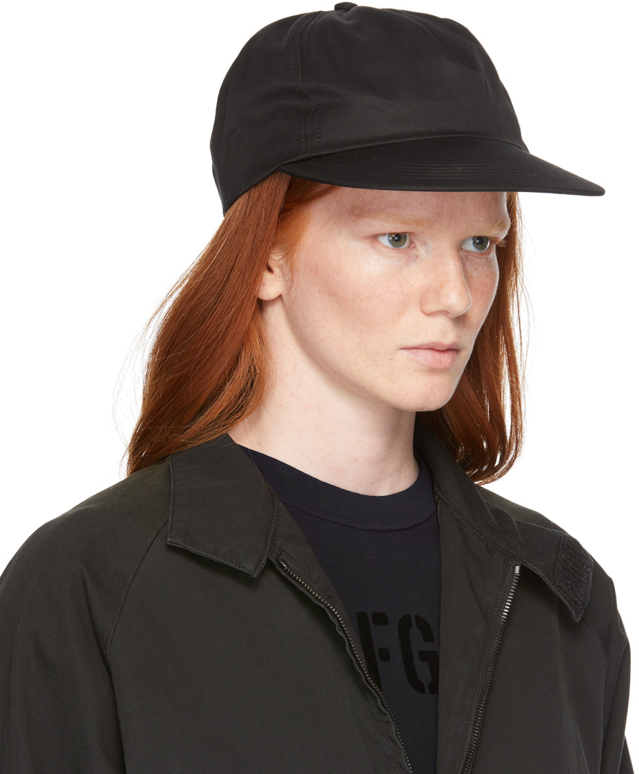 Fear of God Black Gabardine Five-Panel Cap Fear Of God