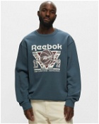 Reebok Bb Seasonal Crew Blue - Mens - Sweatshirts