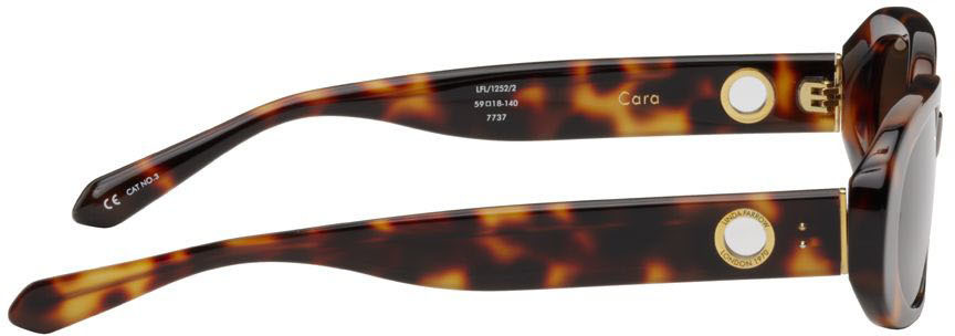 LINDA FARROW Tortoiseshell Cara Sunglasses