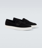 Manolo Blahnik Ellis suede loafers
