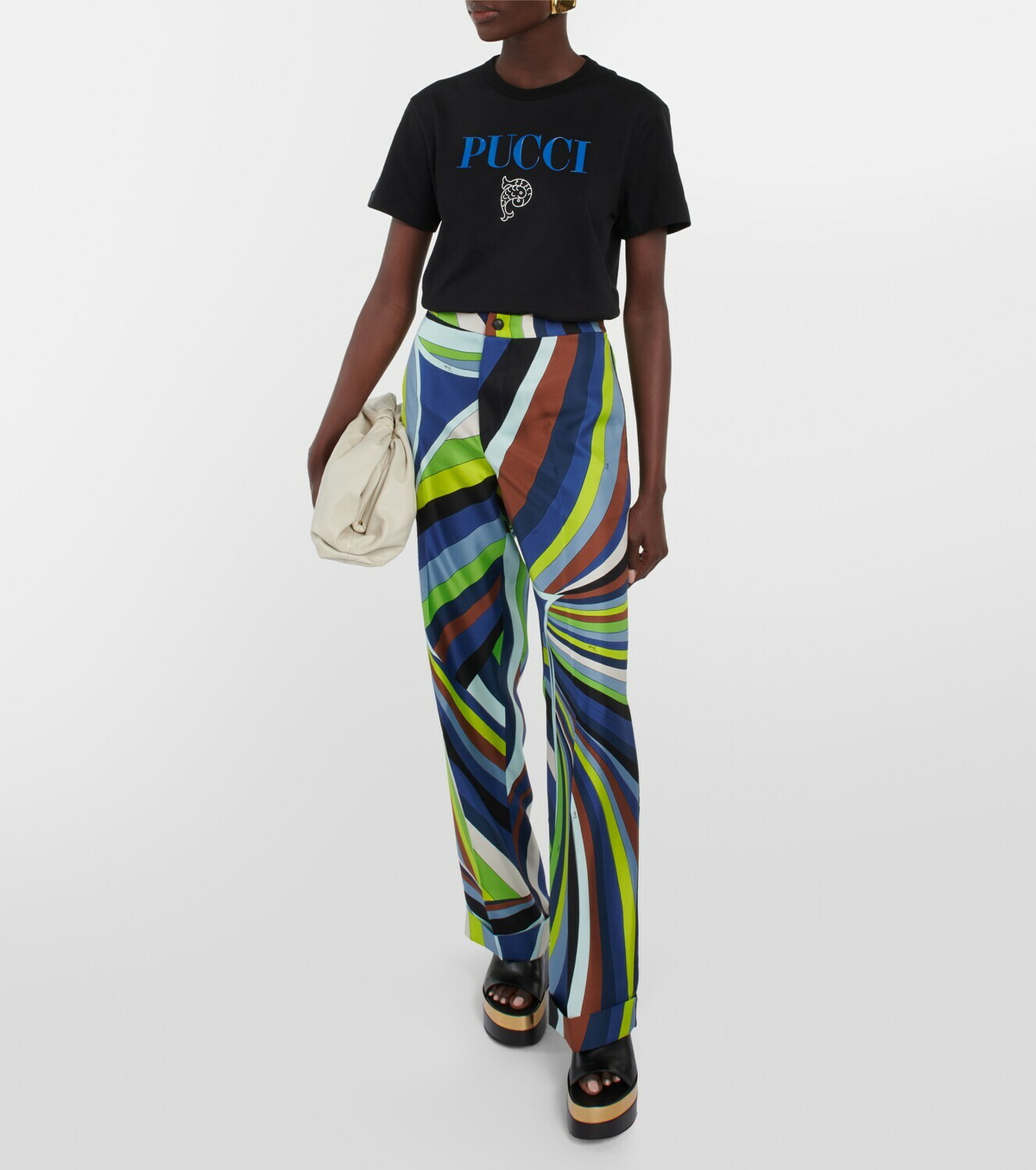 Pucci Logo cotton jersey T-shirt Emilio Pucci