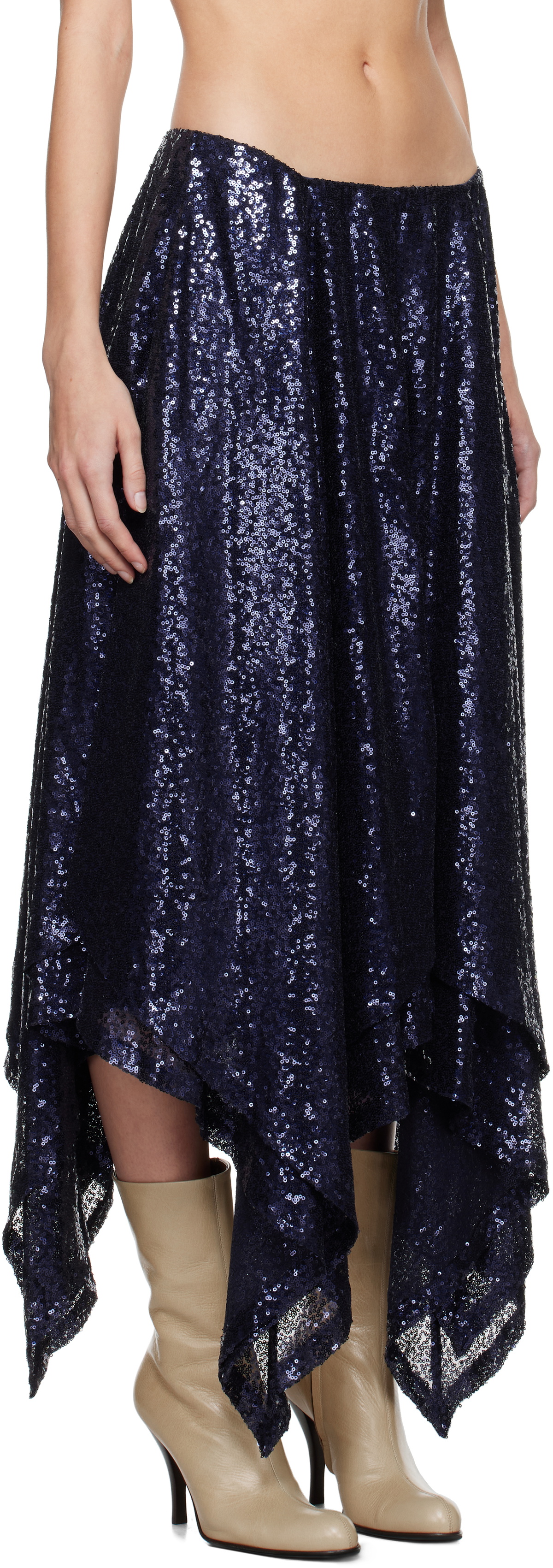 Nicklas Skovgaard Blue Isla Midi Skirt