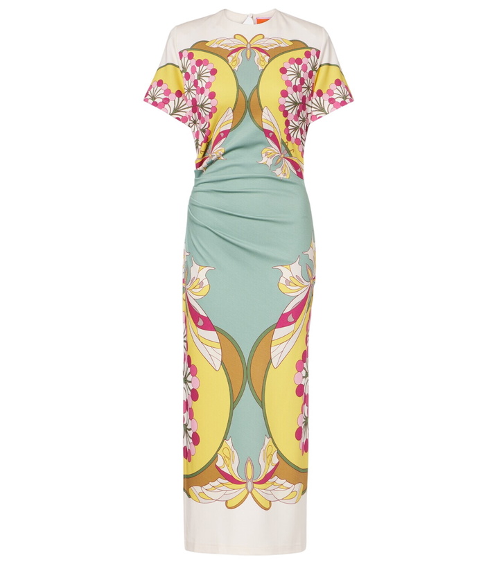 Photo: La DoubleJ Lela printed jersey midi dress