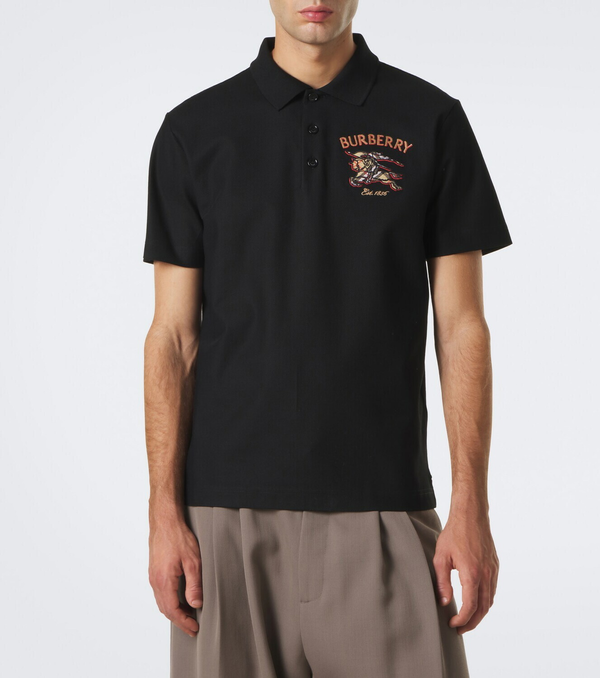 Burberry EKD cotton piqué polo shirt