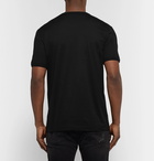 Dolce & Gabbana - Logo-Appliquéd Cotton-Jersey T-Shirt - Men - Black