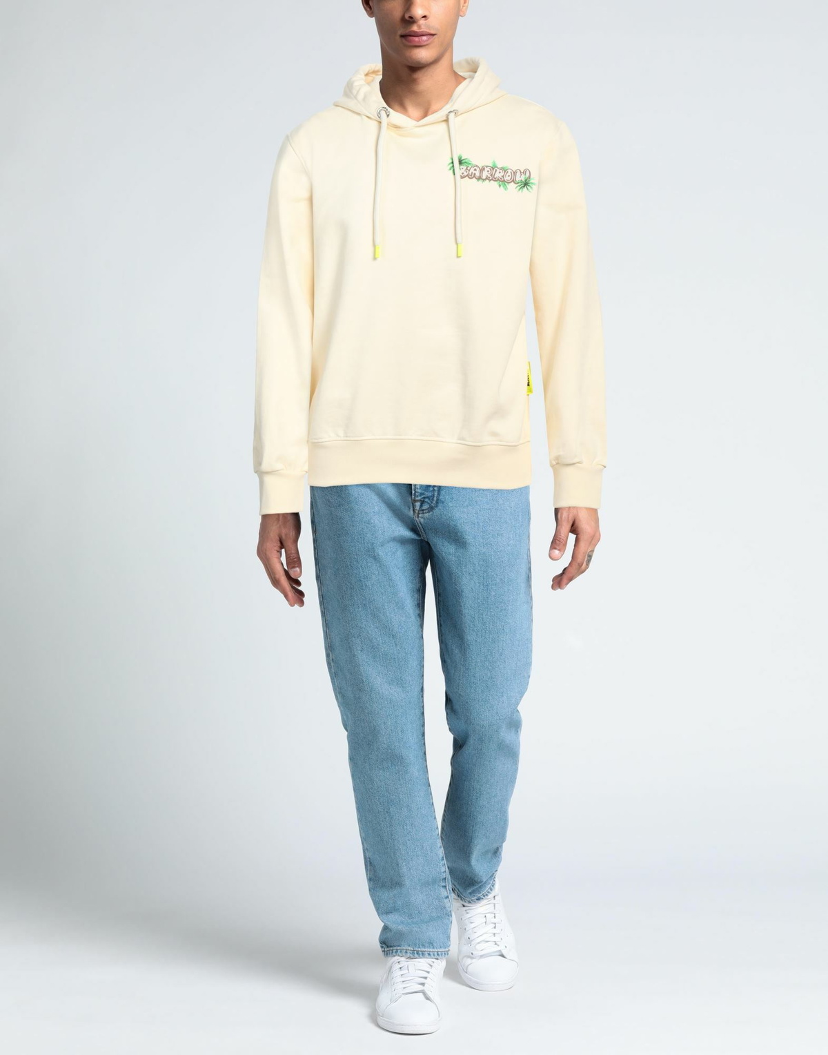 Barrow Mens Sweatshirt in Beige