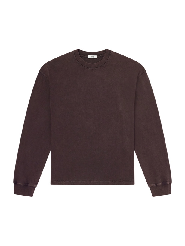 Photo: AGOLDE - Asha Cotton-Jersey T-Shirt - Brown
