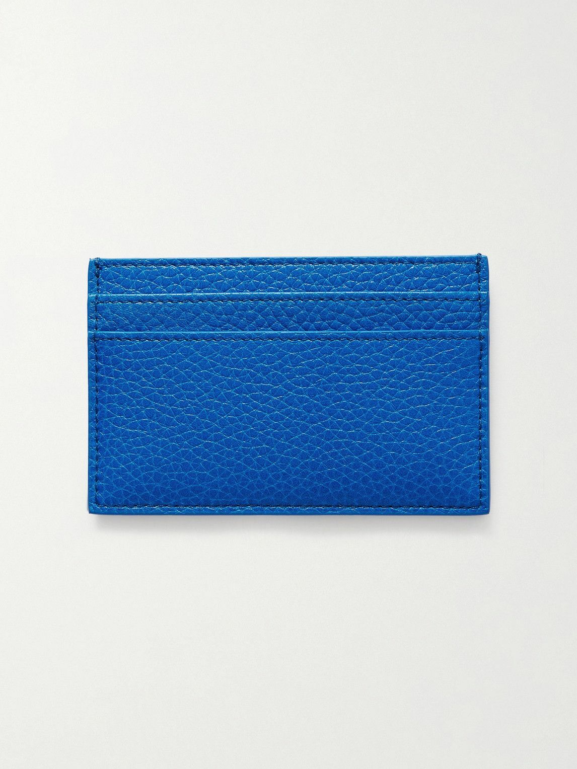 CELINE - Logo-Print Full-Grain Leather Cardholder