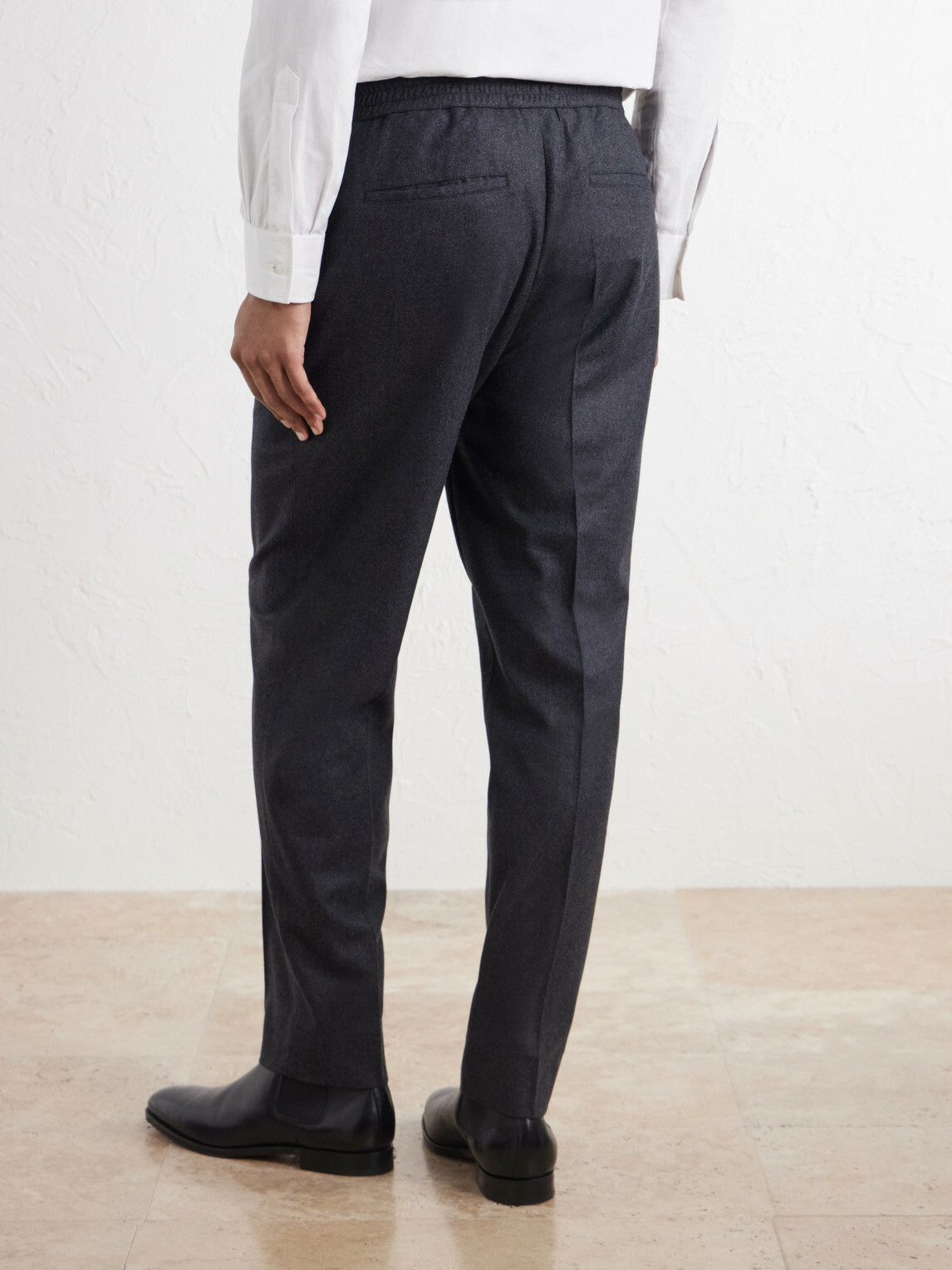 Zegna - Straight-Leg Wool, Cashmere and Silk-Blend Trousers - Gray