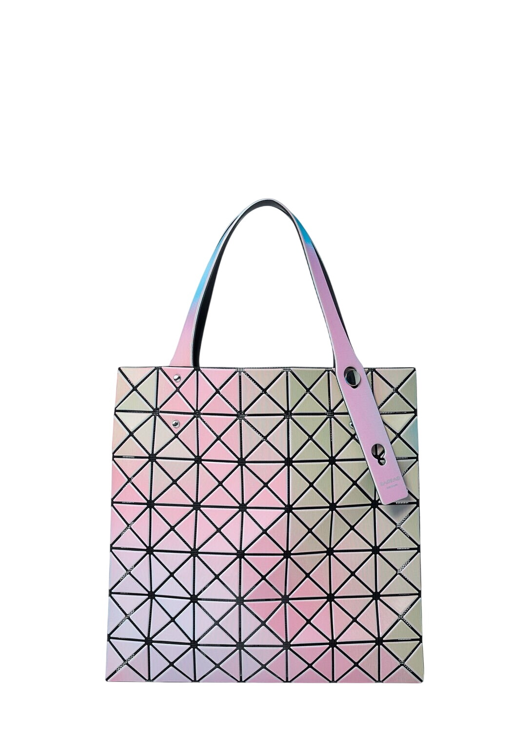BAO BAO ISSEY MIYAKE Silver Carton Bag Bao Bao Issey Miyake