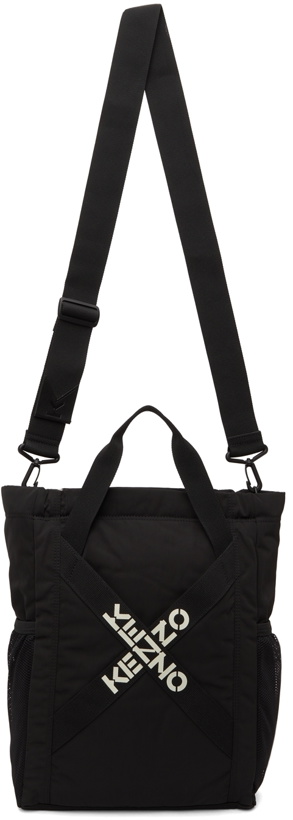 Photo: Kenzo Black Padded X Logo Tote