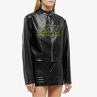MOWALOLA Women's Faux Leather Embossed Mini Skirt in Black