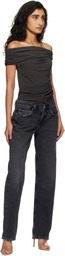 AGOLDE Brown Sherilyn Bodysuit