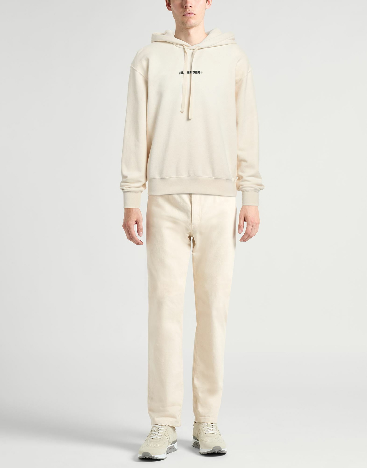 Jil Sander Mens Sweatshirt Ivory