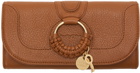 See by Chloé Brown Hana Long Wallet