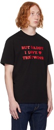 Dsquared2 Black 'But Daddy I Love the Twins!' T-Shirt