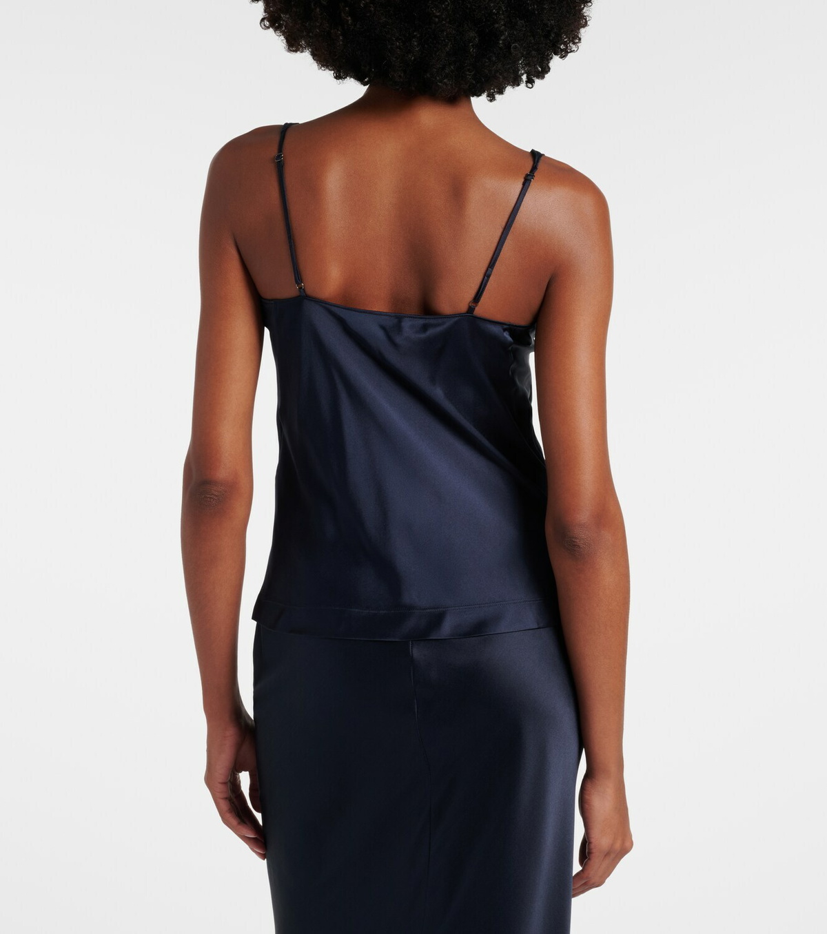 Dorothee Schumacher Sense of Shine silk-blend satin top