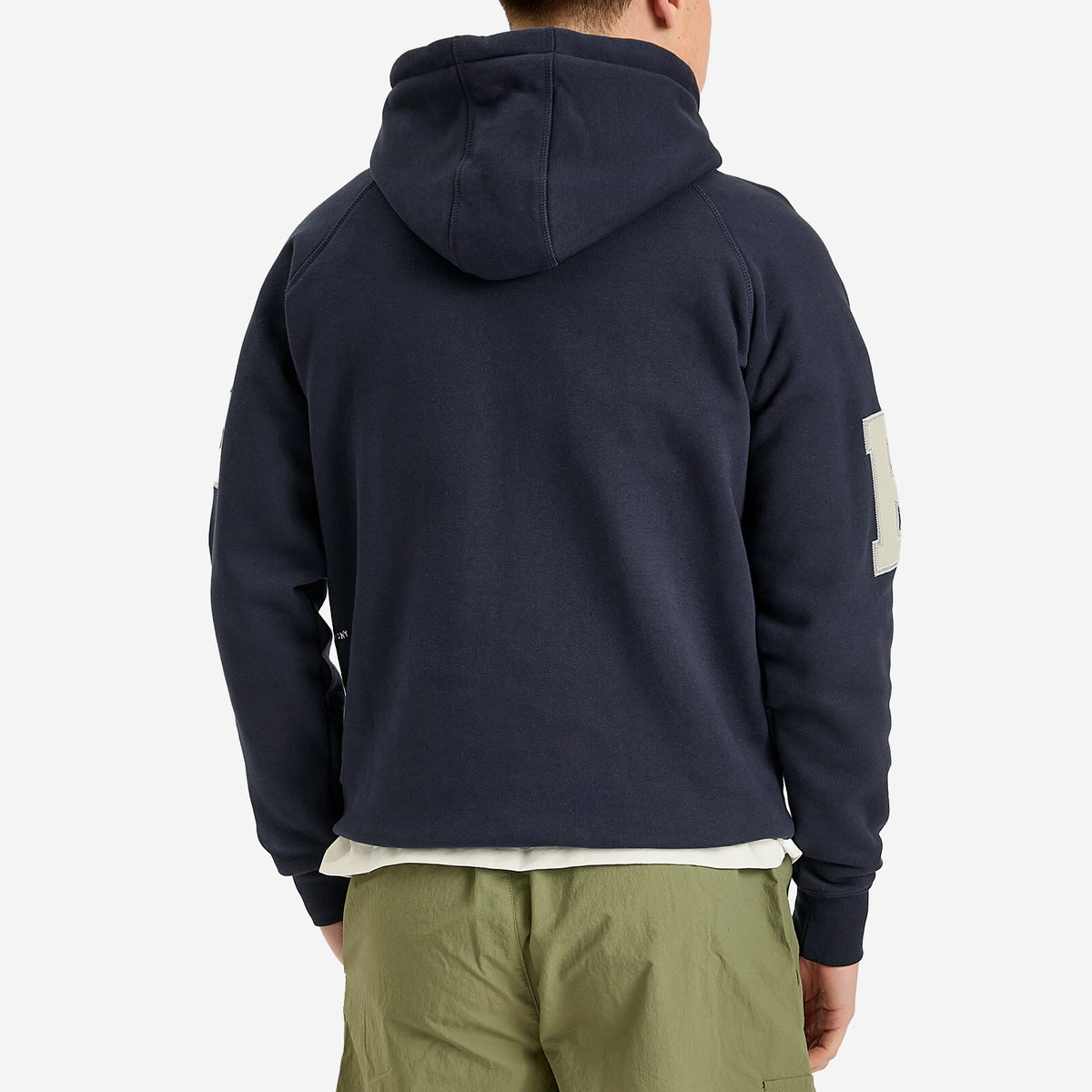 Pop Trading Company Men's Football Hoodie in Navy