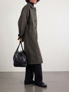 Herno - Slub Cotton-Twill Coat - Brown