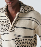Bottega Veneta Striped wool polo sweater