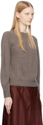 UMBER POSTPAST Brown Brushed Sweater