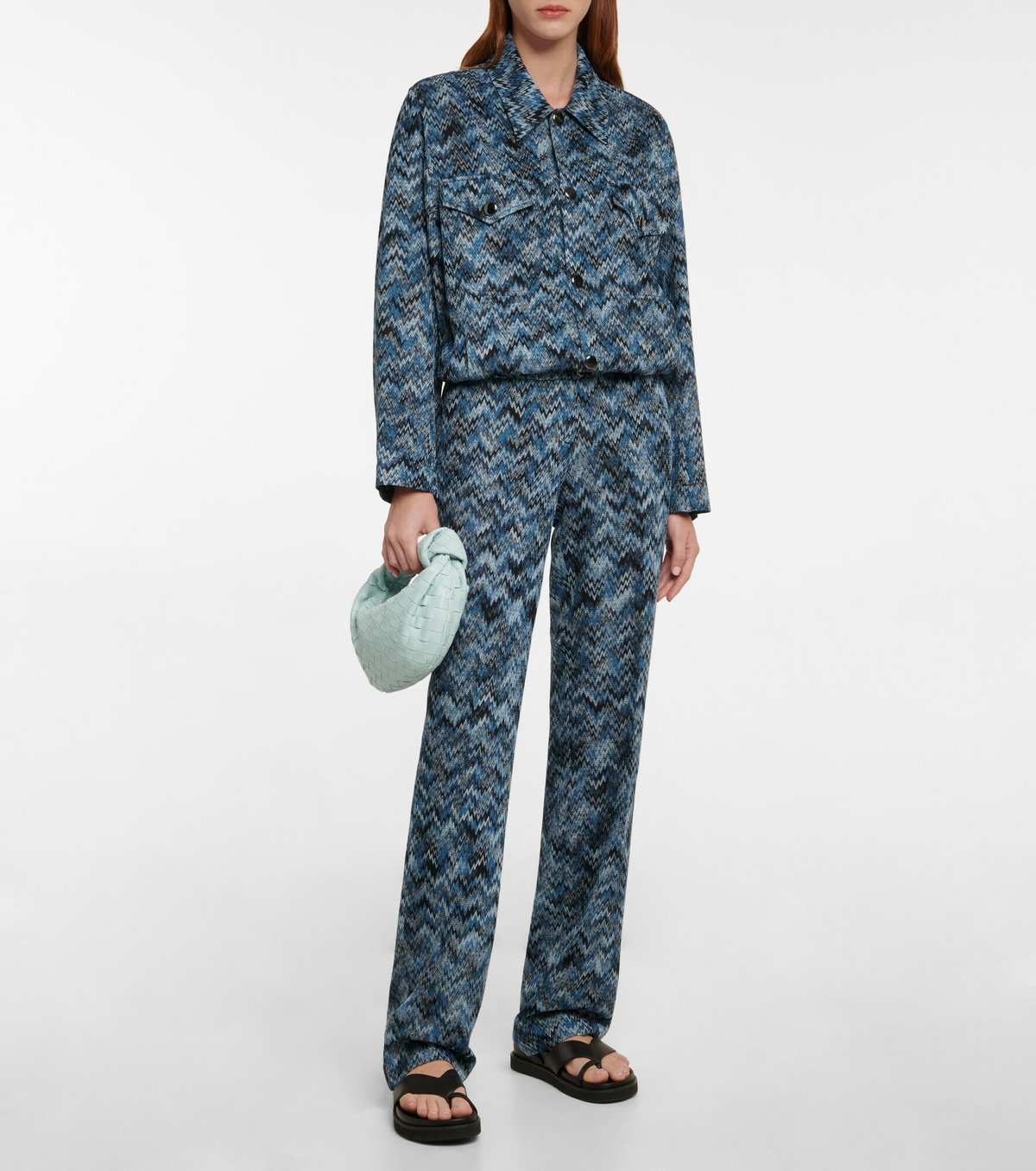 Missoni - Zig-zag knit shirt jacket Missoni