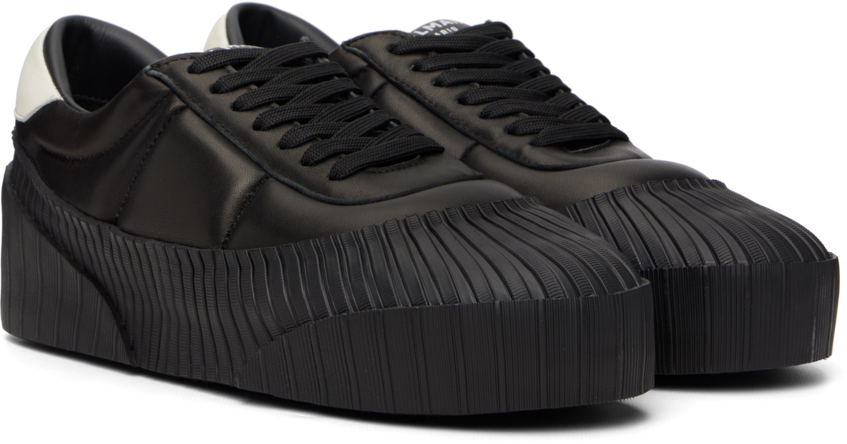 Balmain Black Riff Low Sneakers