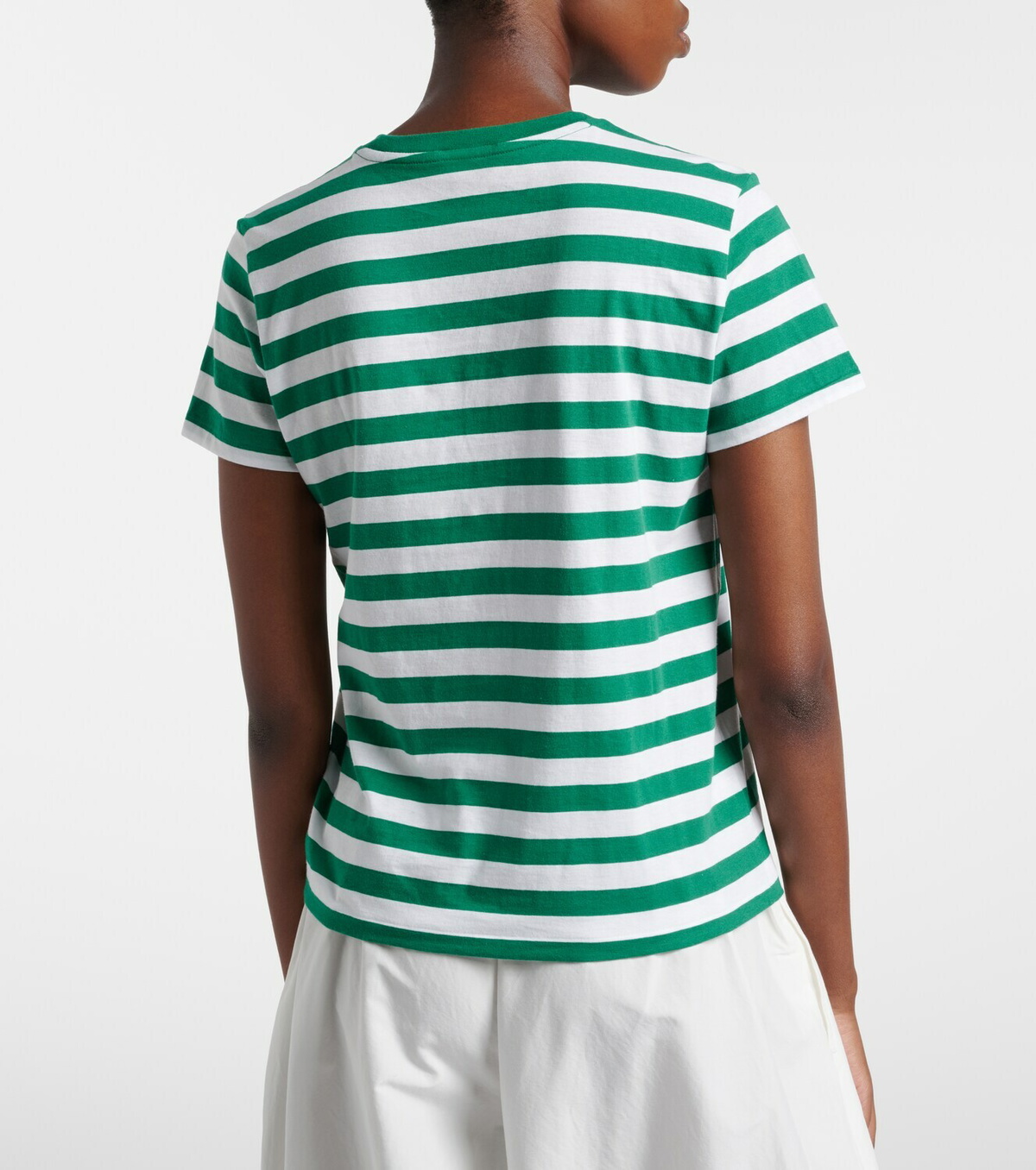 Polo Ralph Lauren Logo striped cotton jersey T-shirt