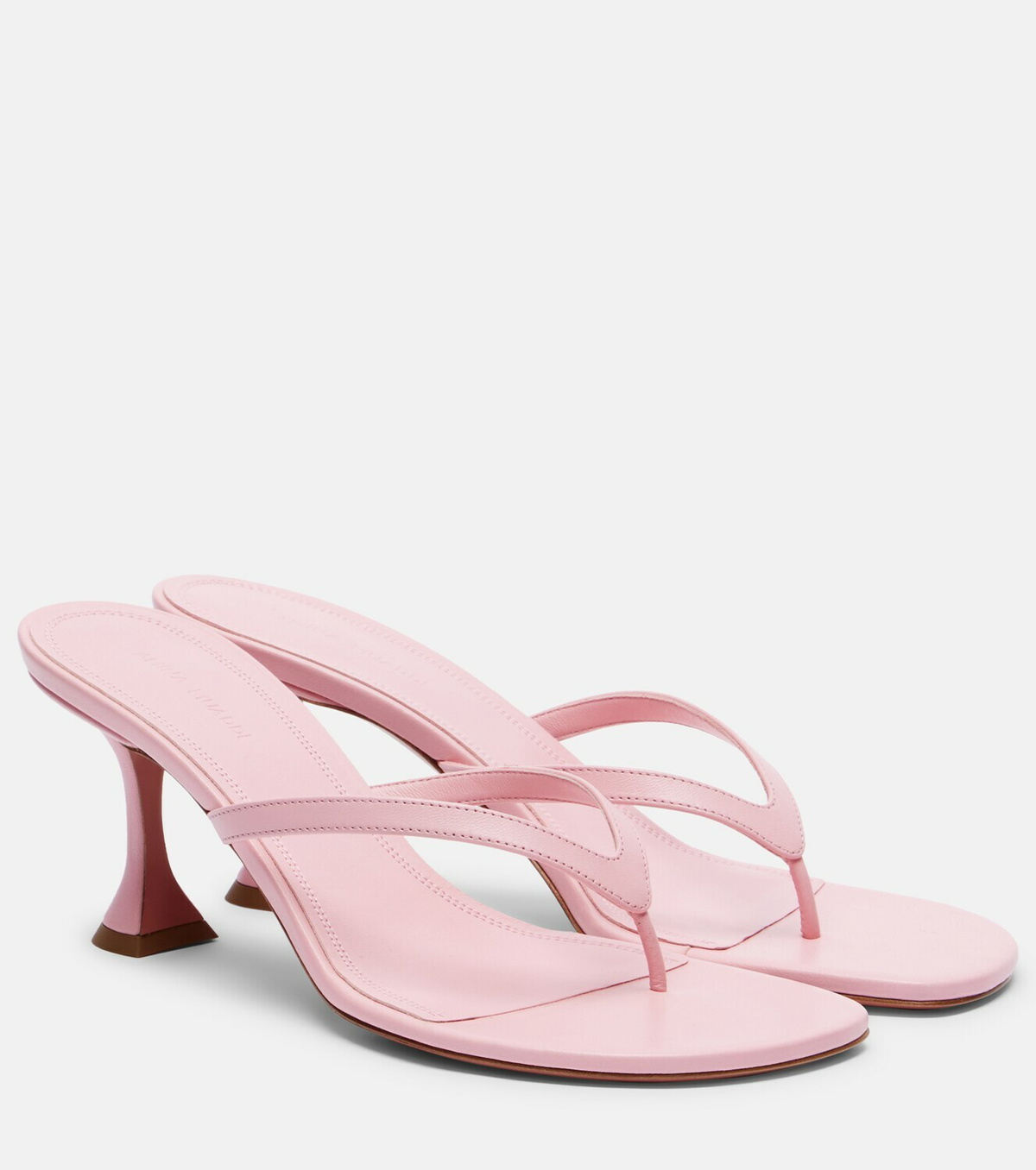 Amina Muaddi Juliette leather thong sandals