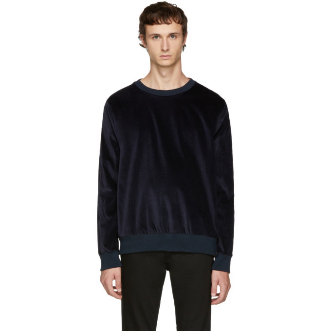 Photo: Paul Smith Navy Velvet Sweatshirt