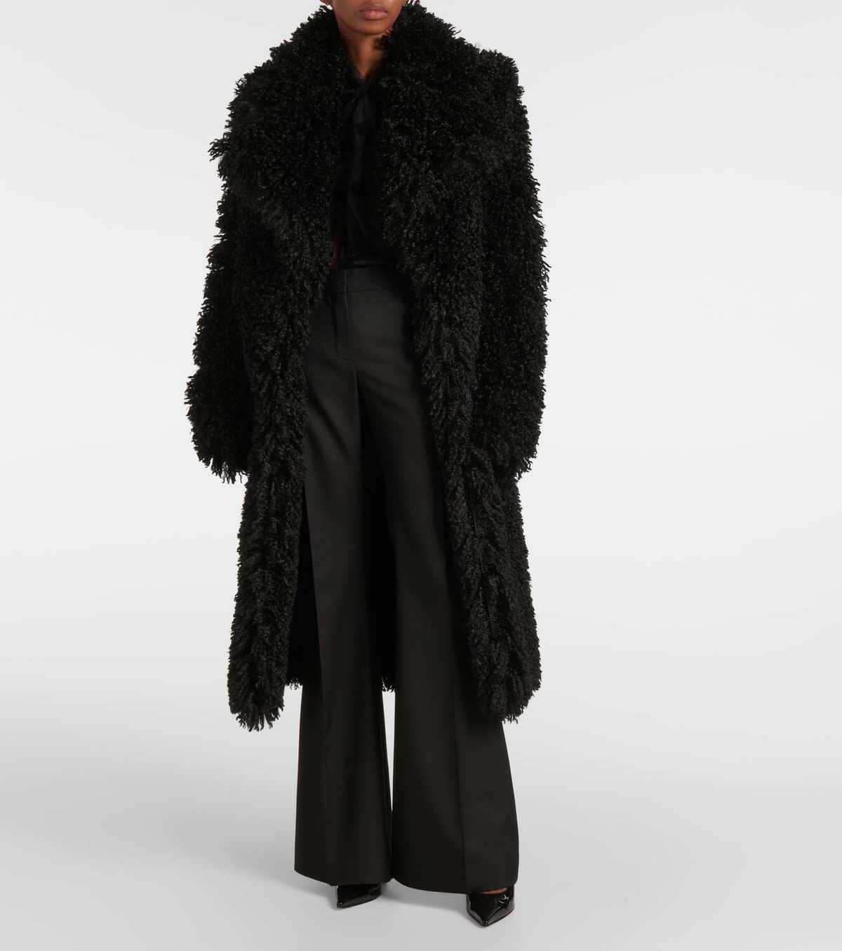 Nina Ricci Faux fur coat Nina Ricci