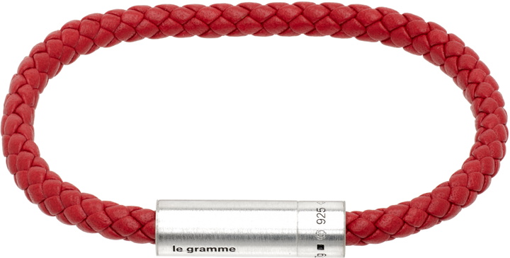 Photo: Le Gramme Leather Cable 'le 7g' Bracelet
