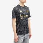 Adidas Men's x MUFC x The Stone Roses Camouflage Football Jersey in Black