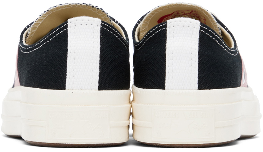 COMME des GARÇONS PLAY Black Converse Edition Chuck 70 Low Top Sneakers
