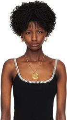 Paco Rabanne Gold Curb Chain Necklace