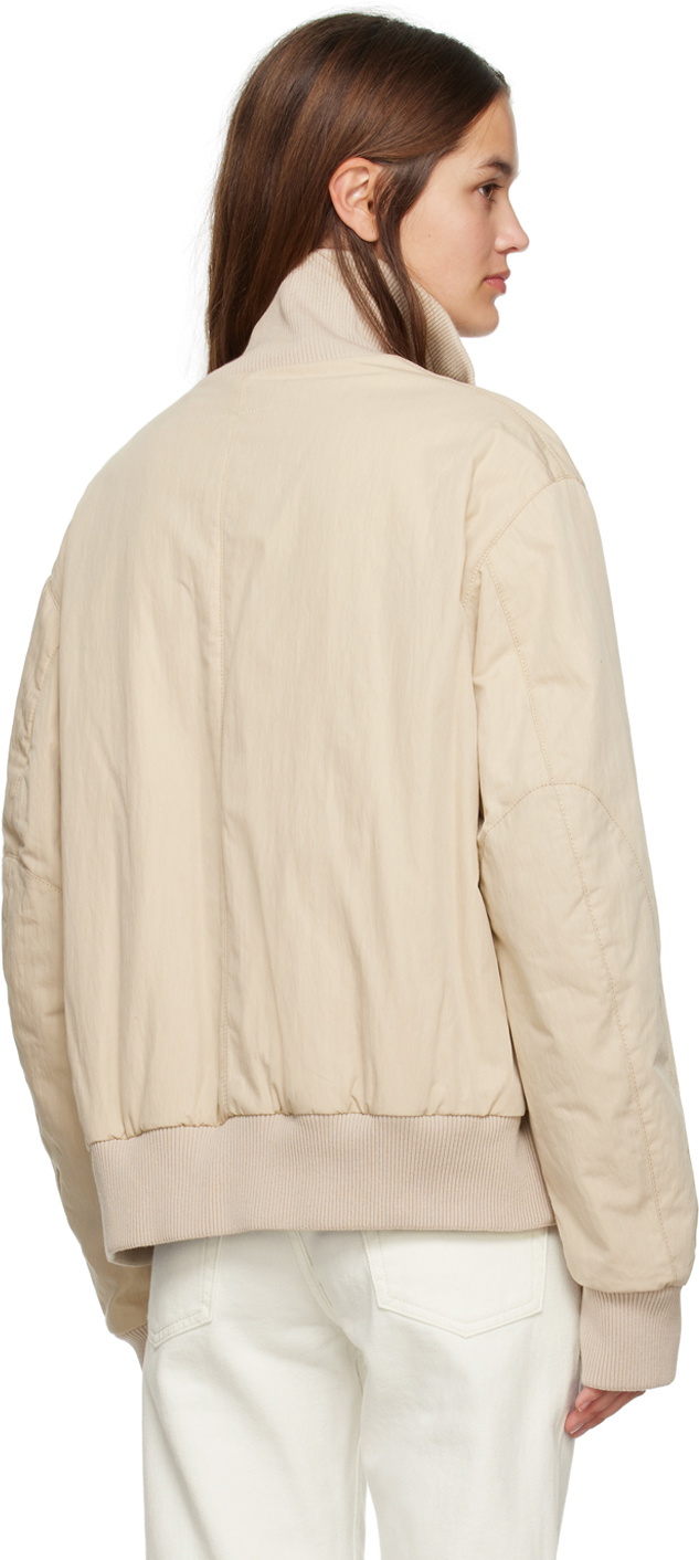 Blouson MM6 Maison Martin Margiela à Volants Plissés Taille M - Bomber Kaki Décontracté