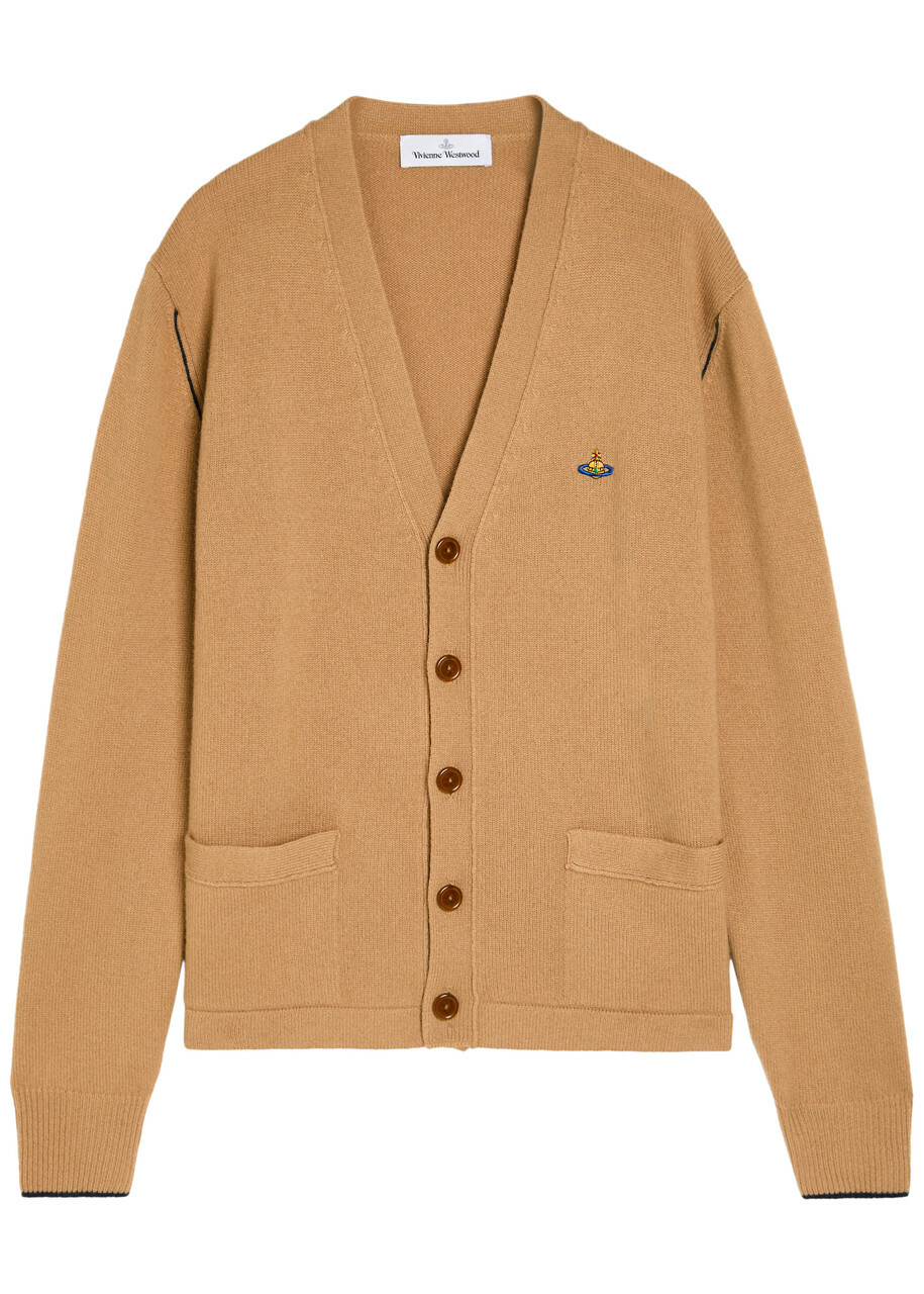 Vivienne Westwood Taupe Buttoned Cardigan Vivienne Westwood