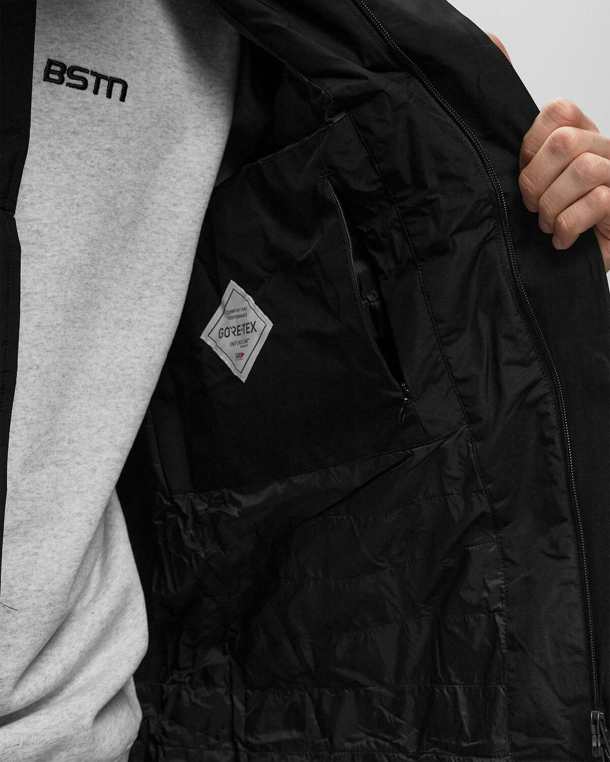 Norse Projects Vargo Gore-Tex Windstopper Raglan Mac Black Mens