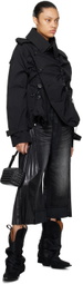 Junya Watanabe Black Layered Jeans
