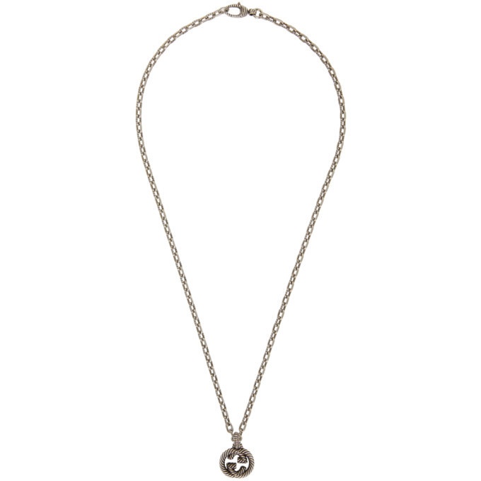 Photo: Gucci Silver Interlocking G Chain Necklace
