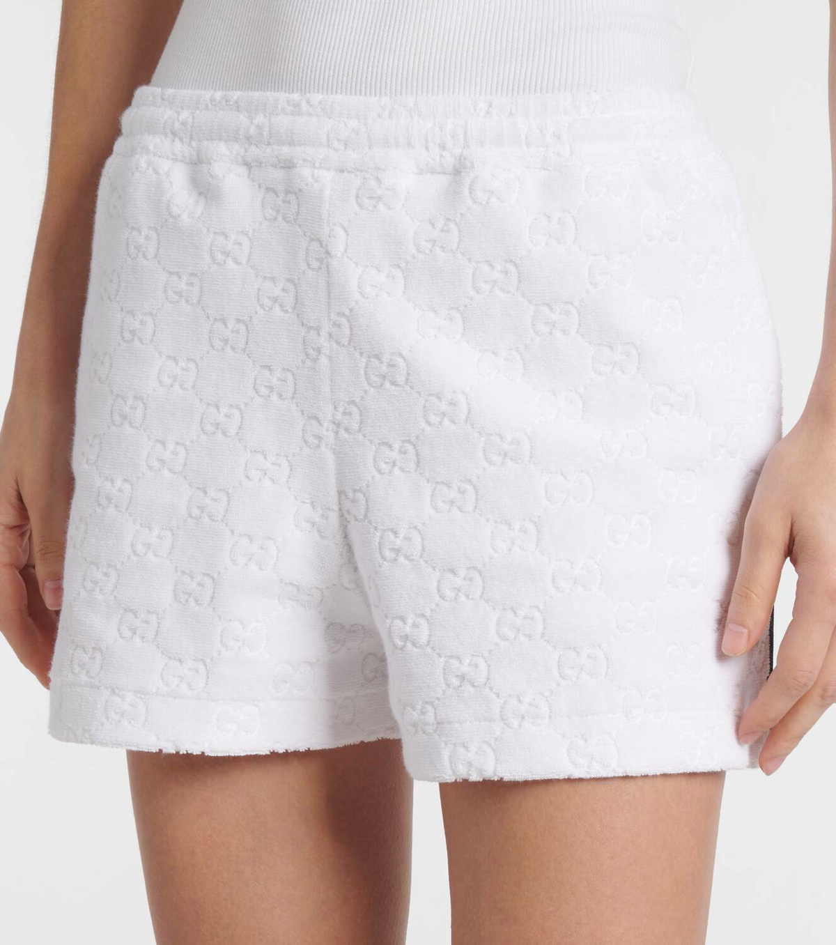 Gucci GG cotton-blend terry shorts