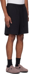 SKIMS Black Jersey Lounge Relaxed Shorts