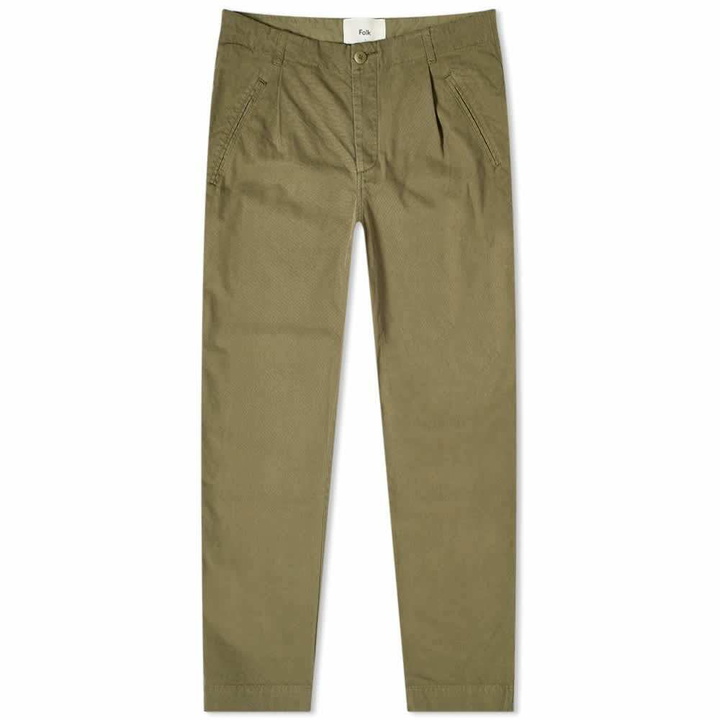 Photo: Folk Men's Assembly Pant in Olive