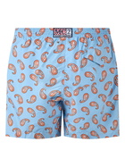 MC2 Saint Barth Man Lightweight Fabric Swim-shorts Lighting With Paisley Print