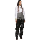 Y/Project Black Thigh High Boots