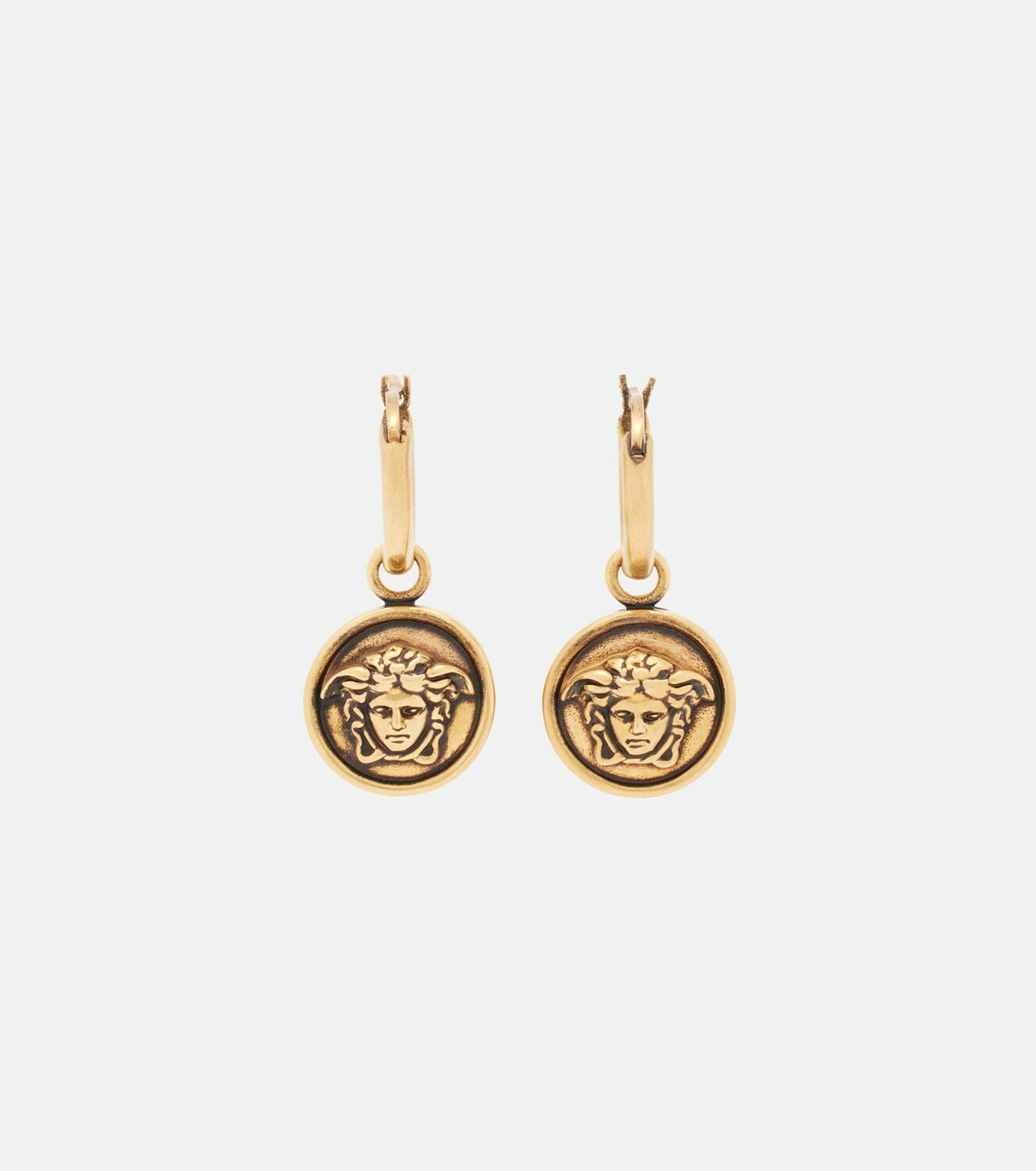 Versace Medusa hoop earrings