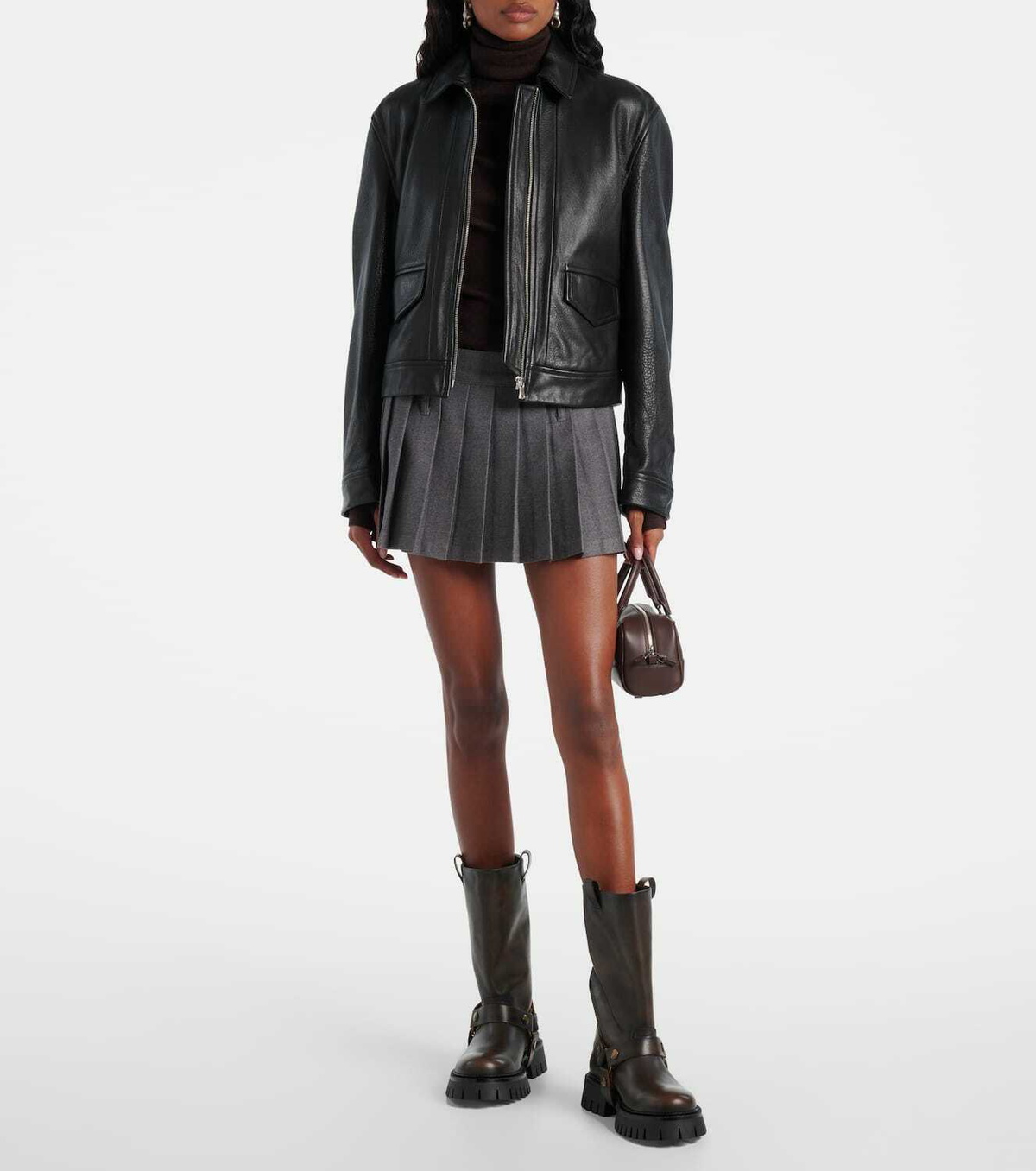 Golden Goose Kurt leather biker boots