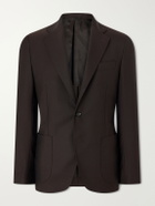 De Petrillo - Posillipo Virgin Wool-Twill Suit Jacket - Brown